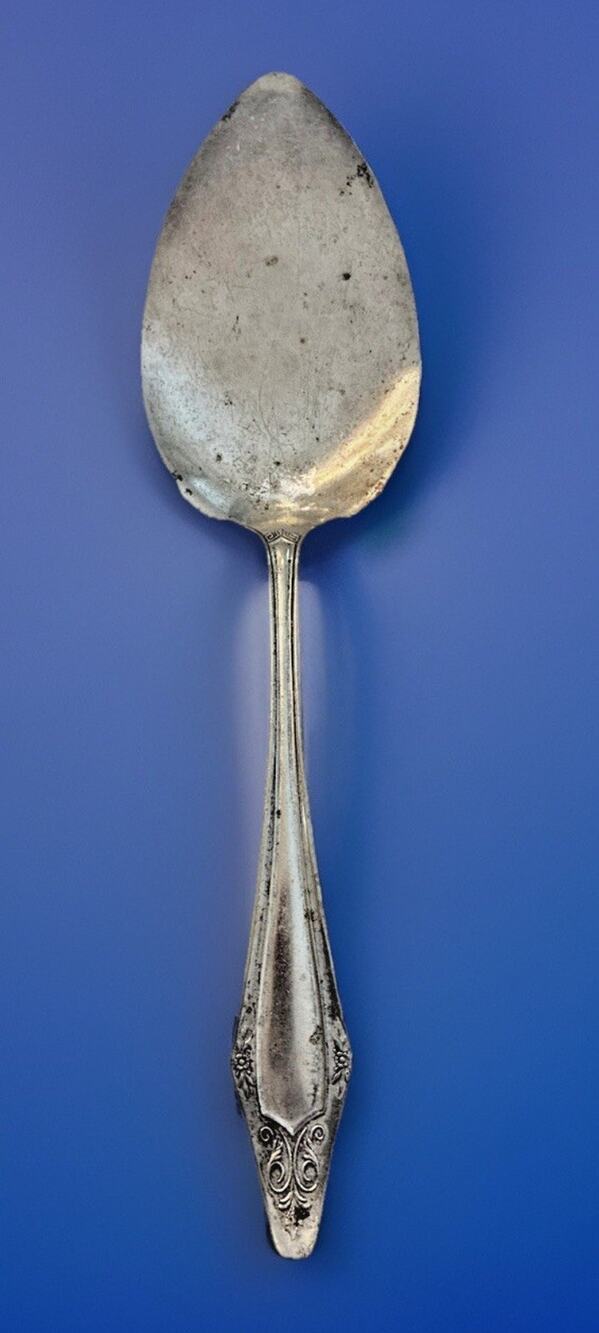 Antique Sheffield Serving Utensil Pie/Cake 9.5” L2.5